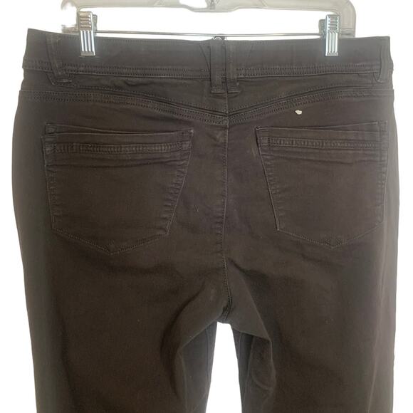 Democracy "Ab" Solution High Rise Jeans 14 Brown Ankle Skinny Denim Slimming - Picture 6 of 9